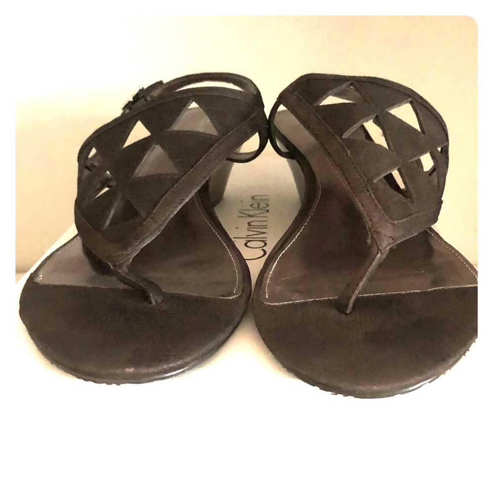 Calvin Klein Estelle Nubck Sandals